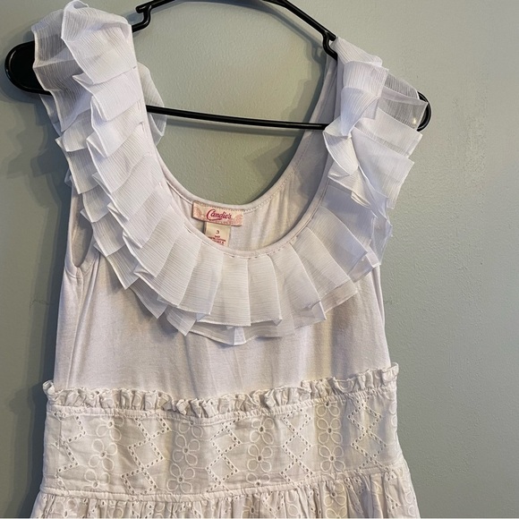 *Candies White ruffle lace dress size small - Picture 2 of 7